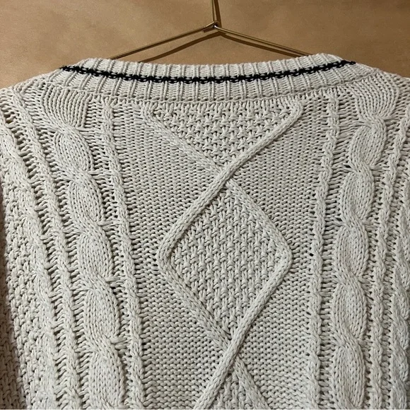 Taylor Swift | Folklore Cardigan Sweater Stars Cable Knit Button Front Size M/L - Picture 10 of 12